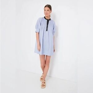 POMANDER PLACE Blue Annalee Mini Dress Size Medium